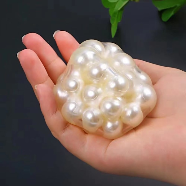 Kattepoter Taba Squishy Legetøj - Klar Kattepoter Perle Taba Squishy Legetøj, Pinch Familie Squishy Fidget Legetøj, Silikon Klem