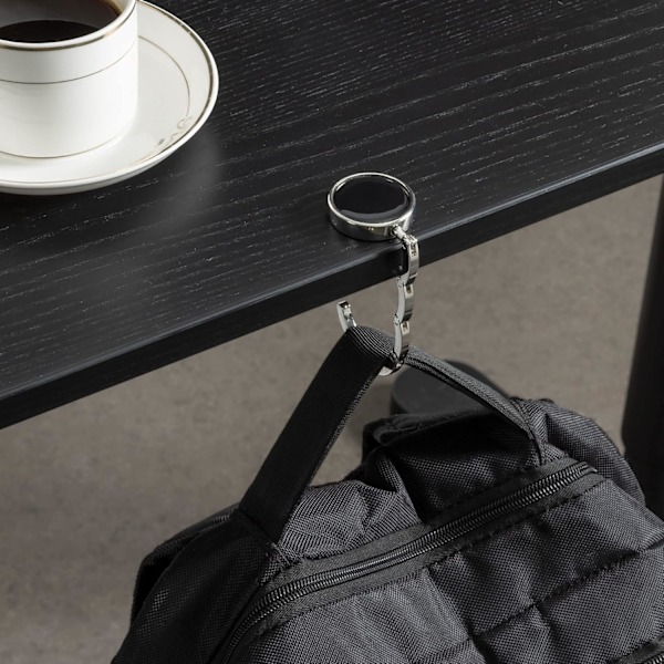 Väska Hängare för Bord (2-pack) - Väska Krokar för Bord - Vikbar Handväska Hängare - Bärbar Bord Väska Hållare