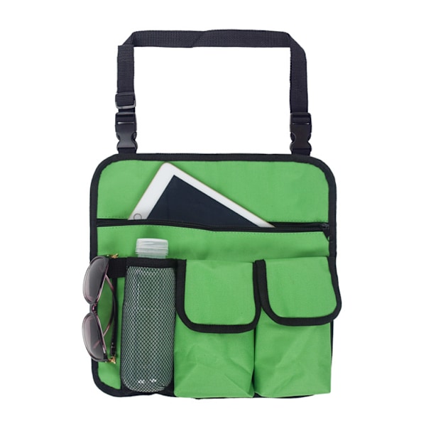 12,5x13 tommer (grøn) Strand Vandafvisende Sædeplads Organizer 4 lommer