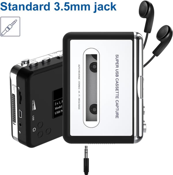 Digital Now.-USB Kassette til Digital MP3 Afspiller Konverter med