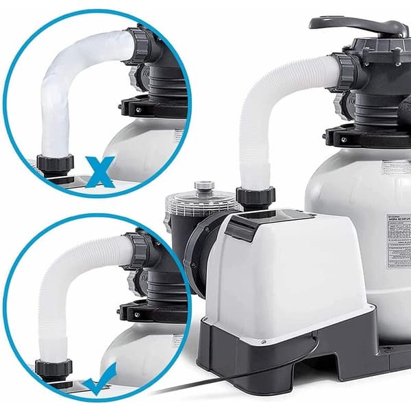 Fleksibel udskiftningsslange til swimmingpoolfilter, swimmingpool