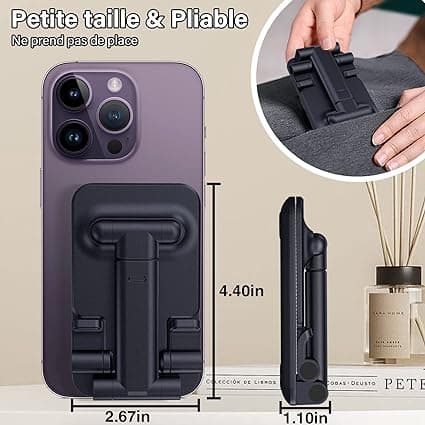 1 stk Telefonstativ, Foldbar Tablet Stativ Mobiltelefonholder for