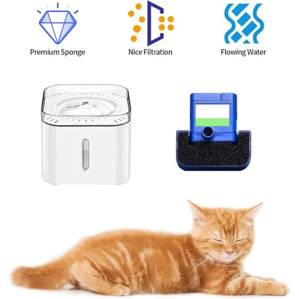 10 st kattvattenfontän skumfilter, kattfontänsvampfilter