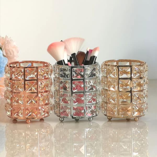 Makeupbørstebeholder Rose Guld Makeupramme Rose Guld Tilbehør