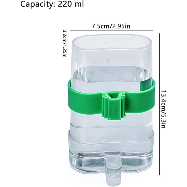 4 kpl Automaattinen Lemmikkieläinten Vedenjakaja Läpinäkyvä