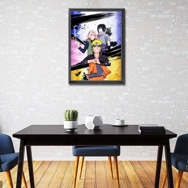 30x40cm Anime Diamantmålning Kit för Vuxna 5D Full Rhinestone D