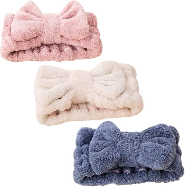 3 stk. Hårbånd Kvinder Makeup, Sød Knude Elastisk Hårbånd