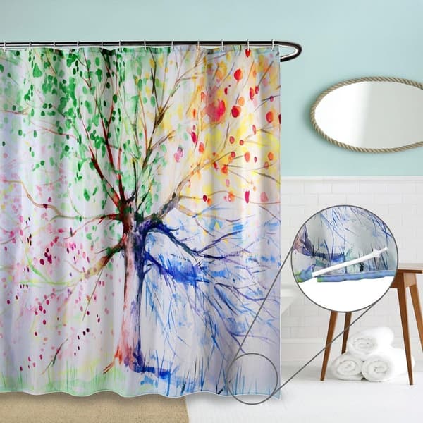 Homeenpitävä kangassuihkuverho, 180x200cm pitkä, vedenpitävä
