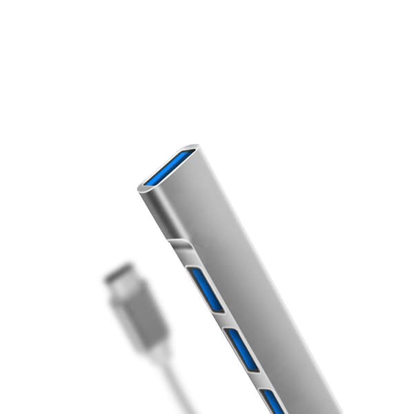 1 stk. HUB dockingstation computer tablet aluminium legering