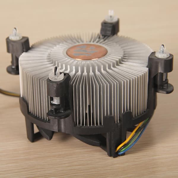 10 par til CPU køleplade monteringsstift plastik tryk skrue køler køleventilator fastgørelsesclips til Intel sokkel tilbehør