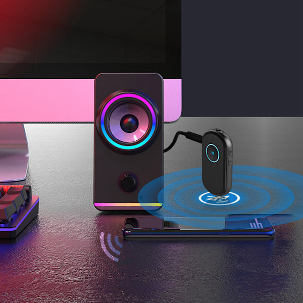 Bluetooth 3,5 mm Jack Bluetooth 5.0 Aux-mottaker Bluetooth 5.0