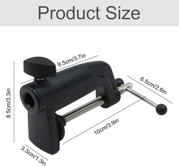 Base Stand Monteringstilbehør - Heavy Duty C-Klemme Metalbord