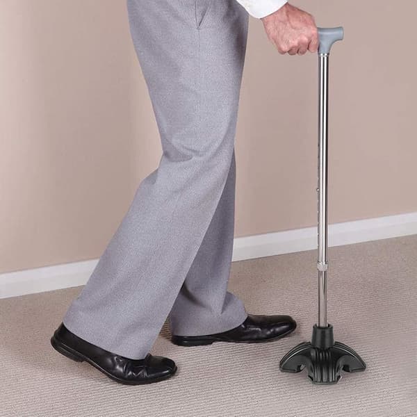 Skridsikker Quad Holder Cane Mat, Firebens Cane Tip Udskiftning til
