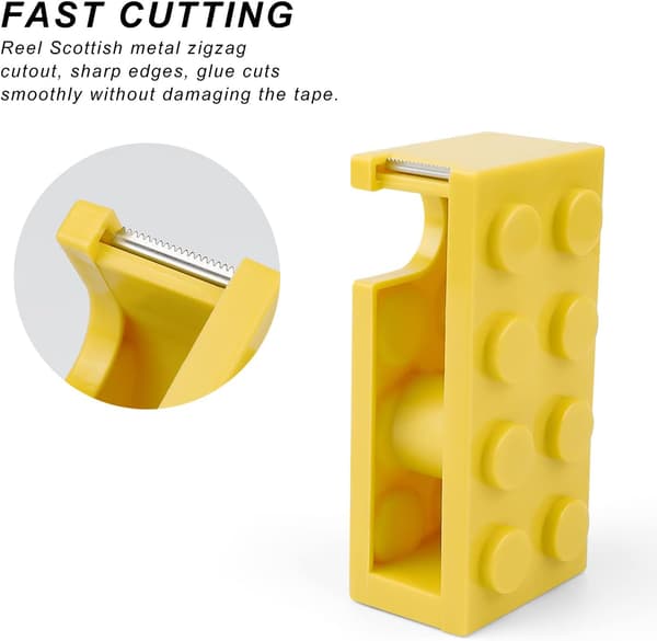 Scotch-dispenser, Gul Scotch-dispenser, Limtape