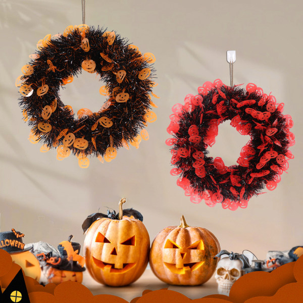 Halloween-koristeiden riippuva haamujuhlan simulaatio