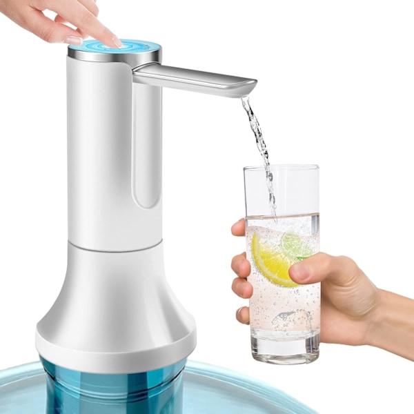 Automatisk Vattenflaskedispenser, Valbar Pumpvolym Vattenpump, Typ C Laddning, LED-Skärm i Realtid