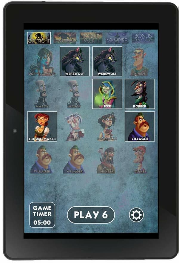 One Night Ultimate Werewolf Lantern Party Game (grundversion)