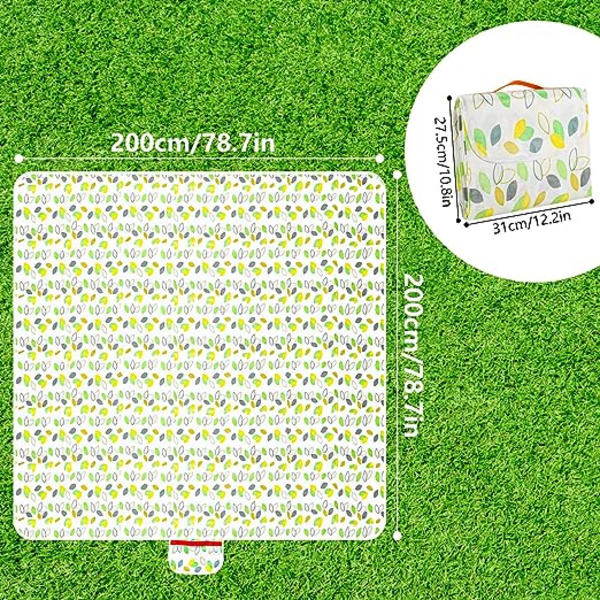 1200 * 200 cm piknikviltti, taitettava ulkokäyttöön tarkoitettu piknikmatto,