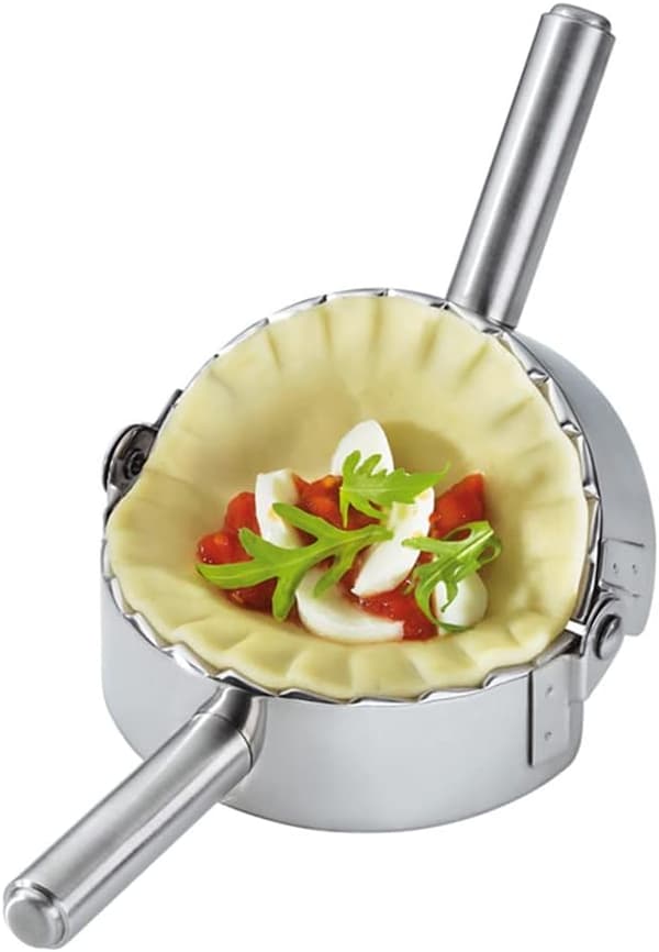 Bedste Køkkenredskaber Ravioliform Dumpling Maker Wrapper Dej Cutter Køkken Tilbehør (L: 4,5 tommer)