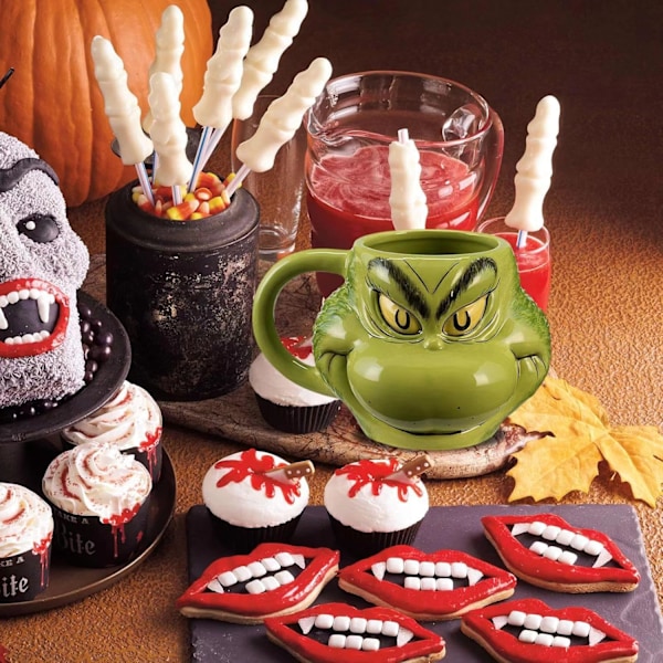 Rolig Mugg, Grinch Stor Buk Mugg, Harts Resin, Hemliv, Daglig Dricksvattenvara