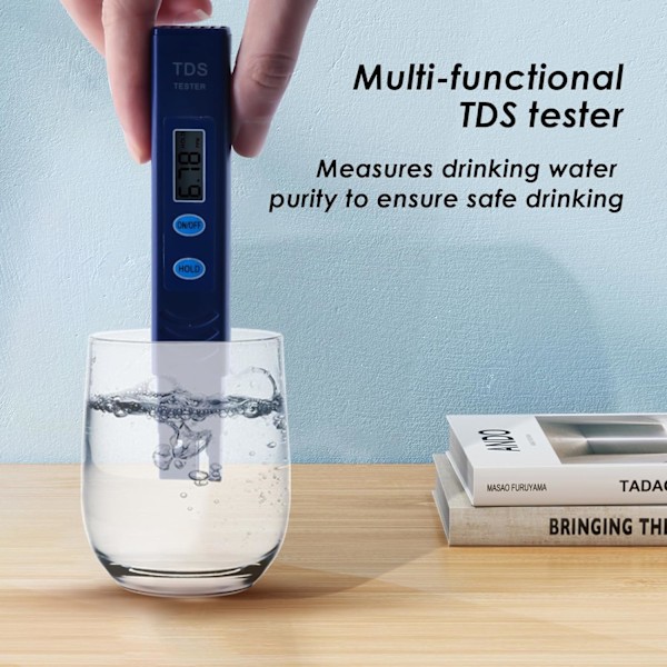 TDS Vattentestare, Dricksvattentestare, 1-pack, Djupblå