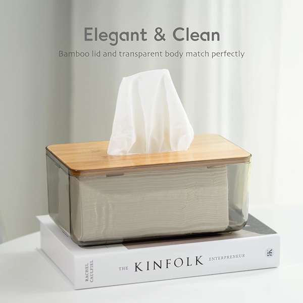 Minimalistisk Vævsæskeholder, Moderne Klar Rektangulær