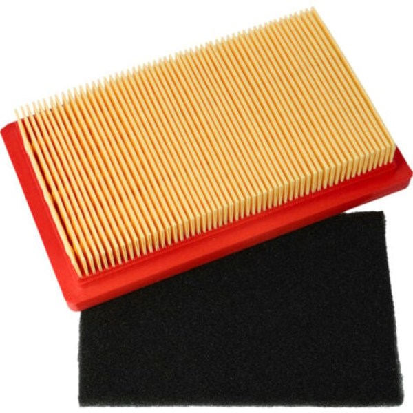 Orange, svart luftfilterset till Viking MB2RT, MB4R gräsklippare