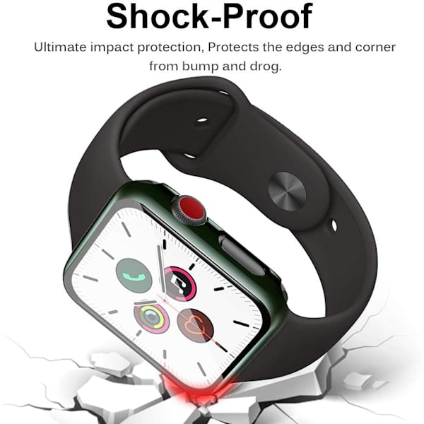 2 stycken kompatibla med Apple Watch Series 1/2/3 42mm skal,