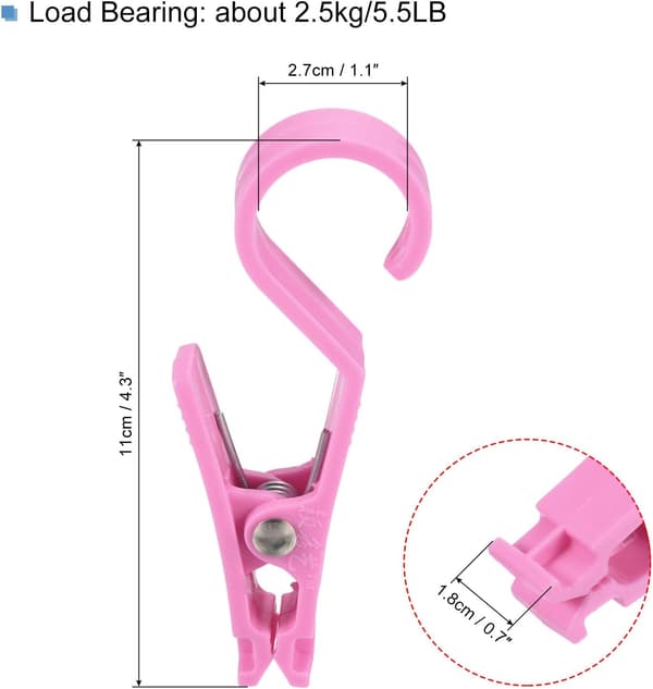 Rosa 4-pack sourcing map Ljuskrok Multifunktionell Tältmarkis