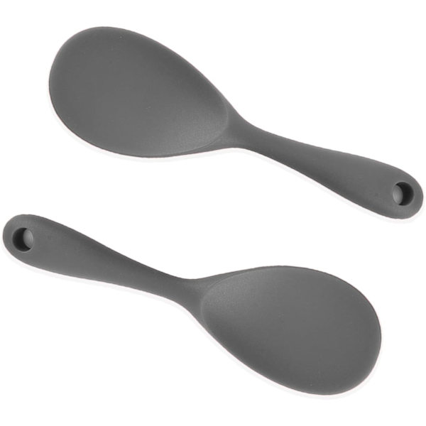 Serveringsskje, Silikon Skje Ris Skjeer for Ris Cooker,