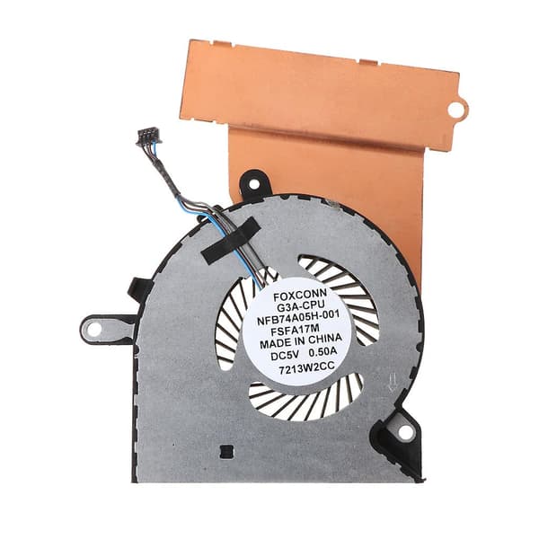 Sort Metal Udskiftet Bærbar Gpu Cpu Køleventilator Til Hp Omen 15-ce 17-an Køleventilator