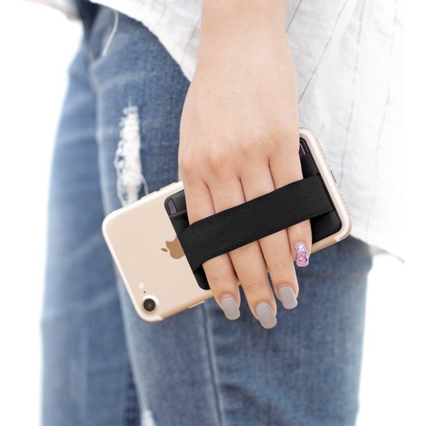 Kort- och phone case med flip, självhäftande case, telefon