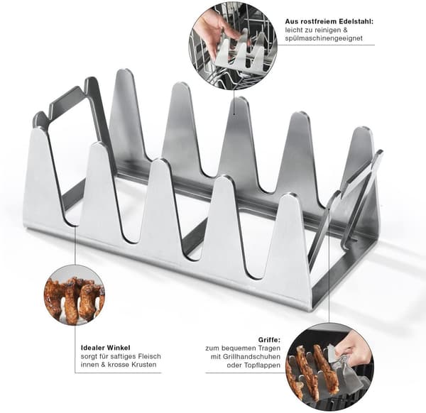 1 Stk. BBQ Rescher Bavarian Retzer Multi-Grill Grill Rustfrit