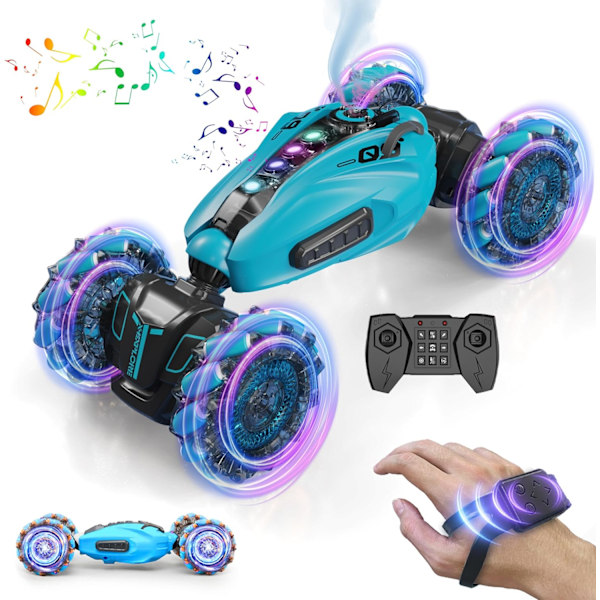 2.4GHz 4WD Remote Control Gesture Sensing Toy Cars,Double Sided D