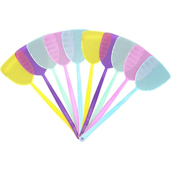 Rosa flugsmällare, 1-pack Plastflugsmällare Insektsgeting Skadedjur
