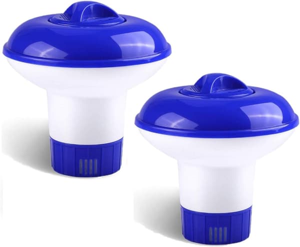 2 stk. Flydende Klor Dispenser, 13CM Swimmingpool