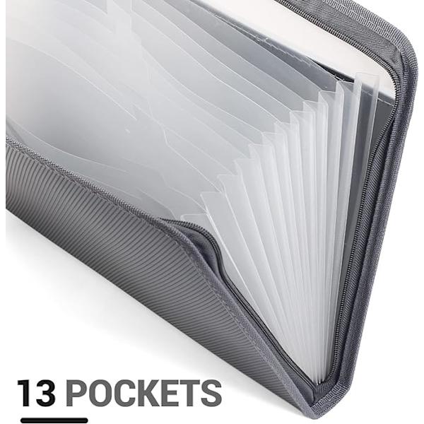 Udvidbare Tasker 13 A4 Dokumenttasker Harmonikataske Dokument
