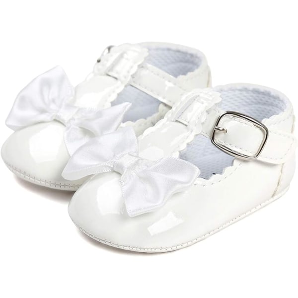 Bow First Step Jente Ballerina Baby Jentesko Myk Anti-Skli Sole