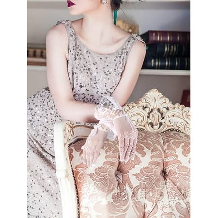 Damer Lace Handsker Elegante Korte Handsker Håndtering Sommer Handsker