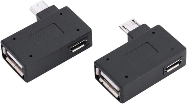 Venstre/Højre Vinkel Micro USB 2.0 Han 90 Grader USB Han til Micro