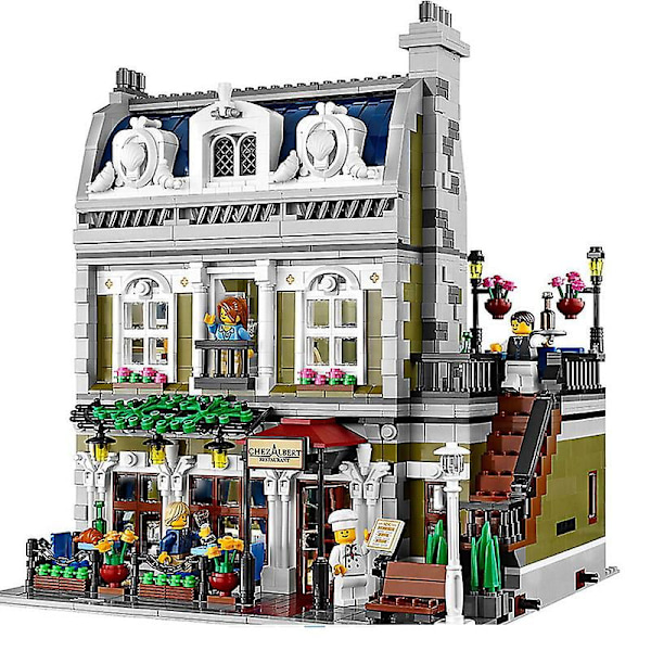 På lager 2418stk City Street View Model Set Creator Parisian Rest