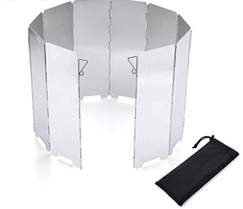10-panel vindskjerm i aluminium