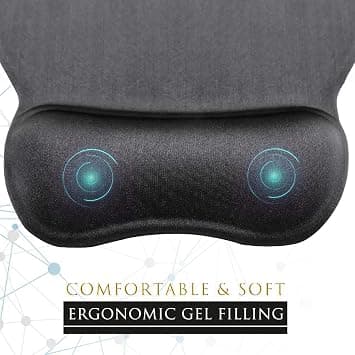 Ergonomisk Musematte med Håndleddstøtte Gel Musematte med Håndledd