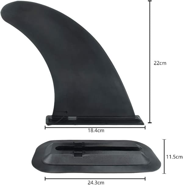 Finne til Surfboard, Padlefinne i Plast for Longboard