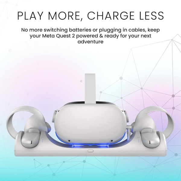 Headset & Controller Charge Dock til Meta Quest 2