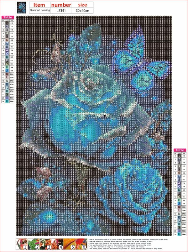Timanttimaalaus, 5D DIY Timanttimaalaussetti Aikuisten