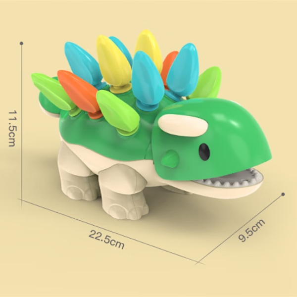 1 kpl Dinosaur Pelejä - Montessori Aistipeli Hienomotoristen Taitojen Kehittämiseen
