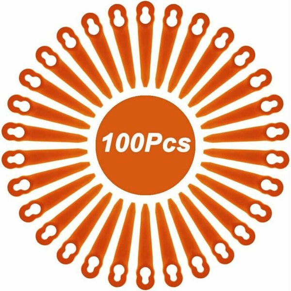 100-pack med blad kompatibla med Stihl PolyCut 2-2 PolyCut 3-2,
