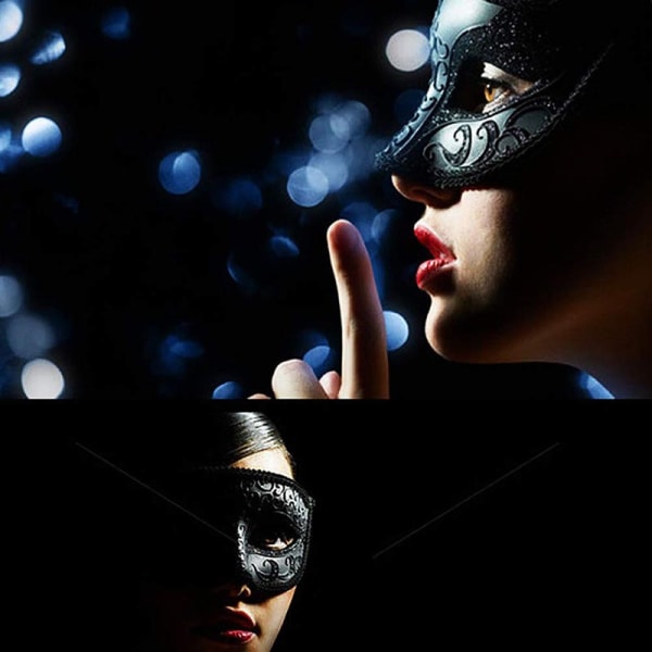 Ball Masker Karnevalsmasker Parmasker Venedig Fastelavnskostume