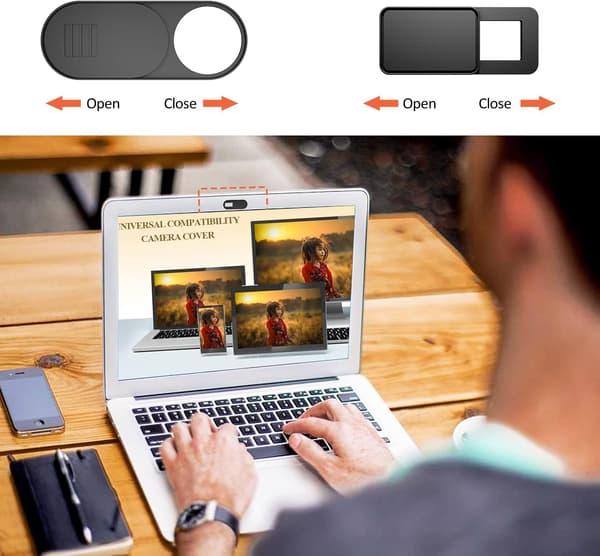 Webcam-skydd (6-pack) Ultratunt Webcam-skydd för Laptop, iMac